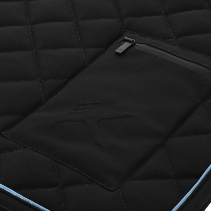 K By Equithème - Tapis de selle K-CESAR noir