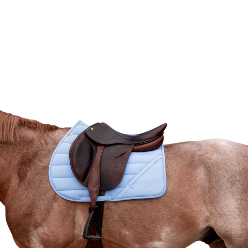 K By Equithème - Tapis de selle K-VEGA bleu ciel