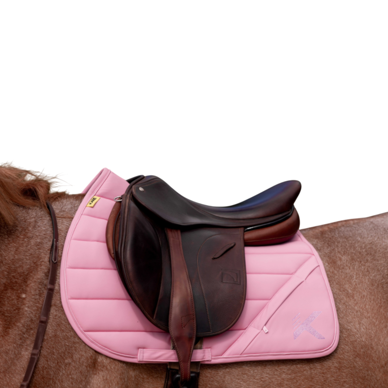 K By Equithème - Tapis de selle K-VEGA rose