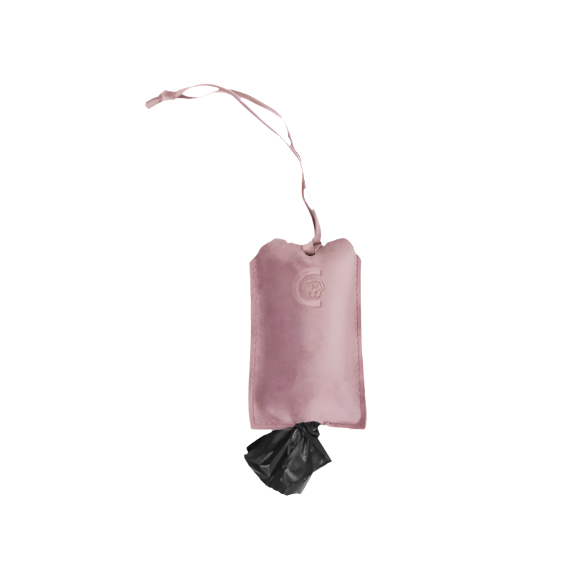 Kentucky Dogwear - Dusty pink velvet pocket poop bag