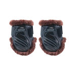 Kentucky Horsewear - Protège-boulets jeunes chevaux mouton vegan noir mouton marron | - Ohlala