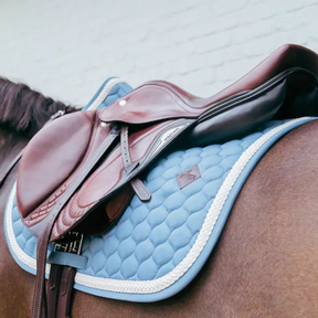 Kentucky Horsewear - Tapis de selle Plaited Cord bleu ciel | - Ohlala