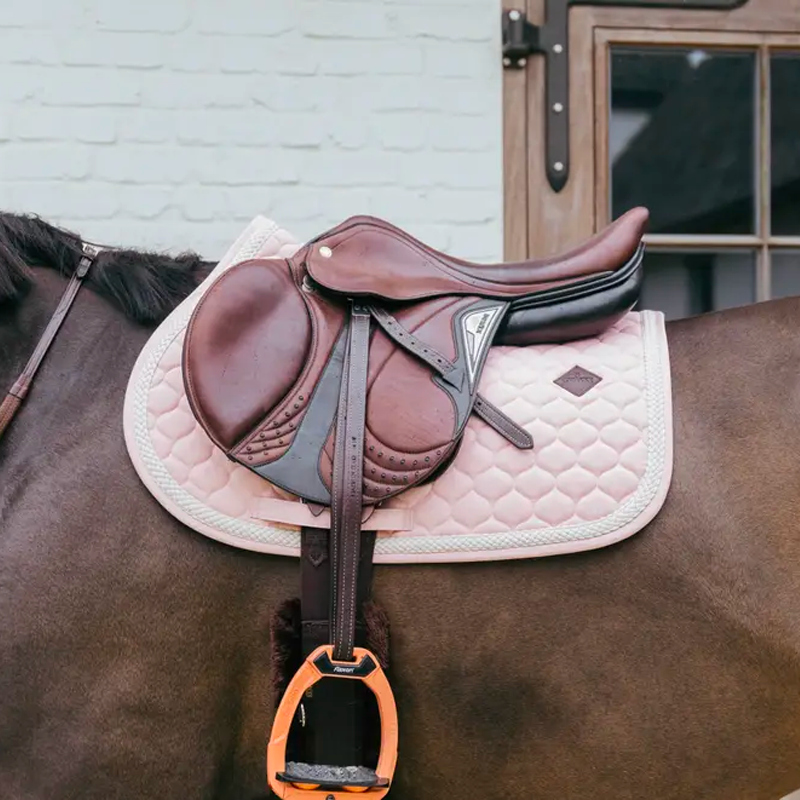 Kentucky Horsewear - Tapis de selle Plaited Cord rose pâle | - Ohlala