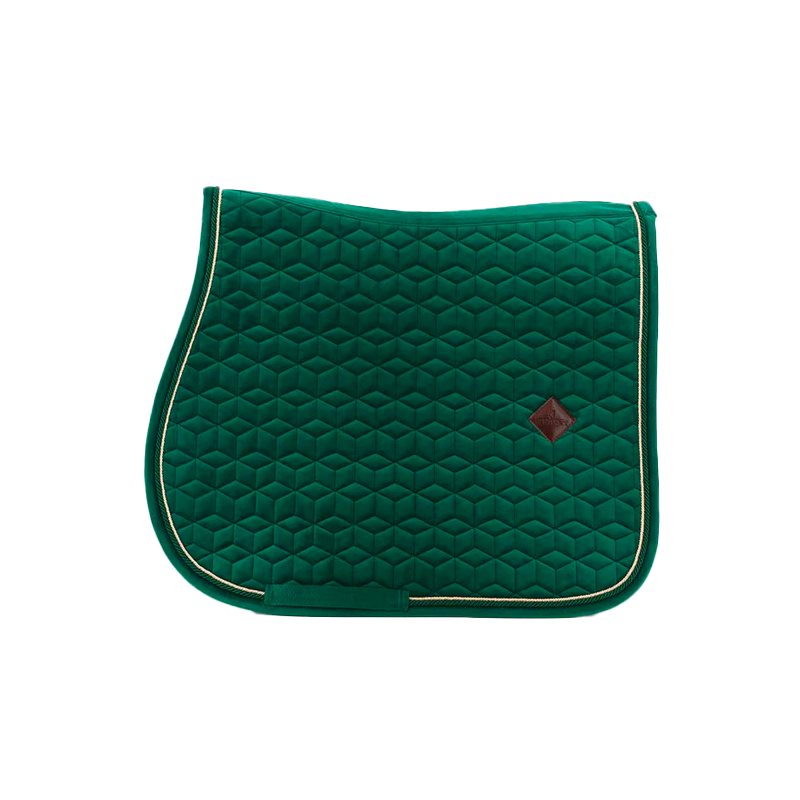 Kentucky Horsewear - Tapis de selle Velvet Jumping Vert Foncé | - Ohlala