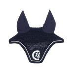Kentucky Horsewear - Cuffia anti-mosche Wellington 3D Logo corda blu navy | - Ohlala