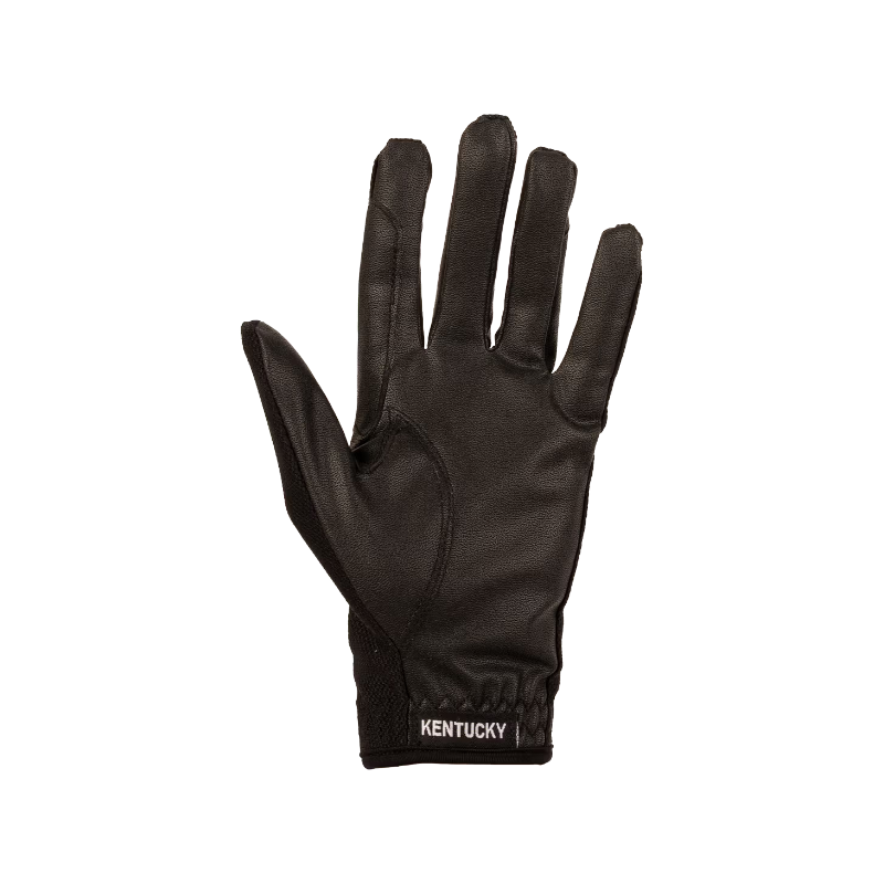 Kentucky Horsewear - Grip Summer Black Riding Gloves
