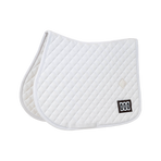 Kentucky Horsewear - Diamond Competition 2 numbers white saddle pad | - Ohlala
