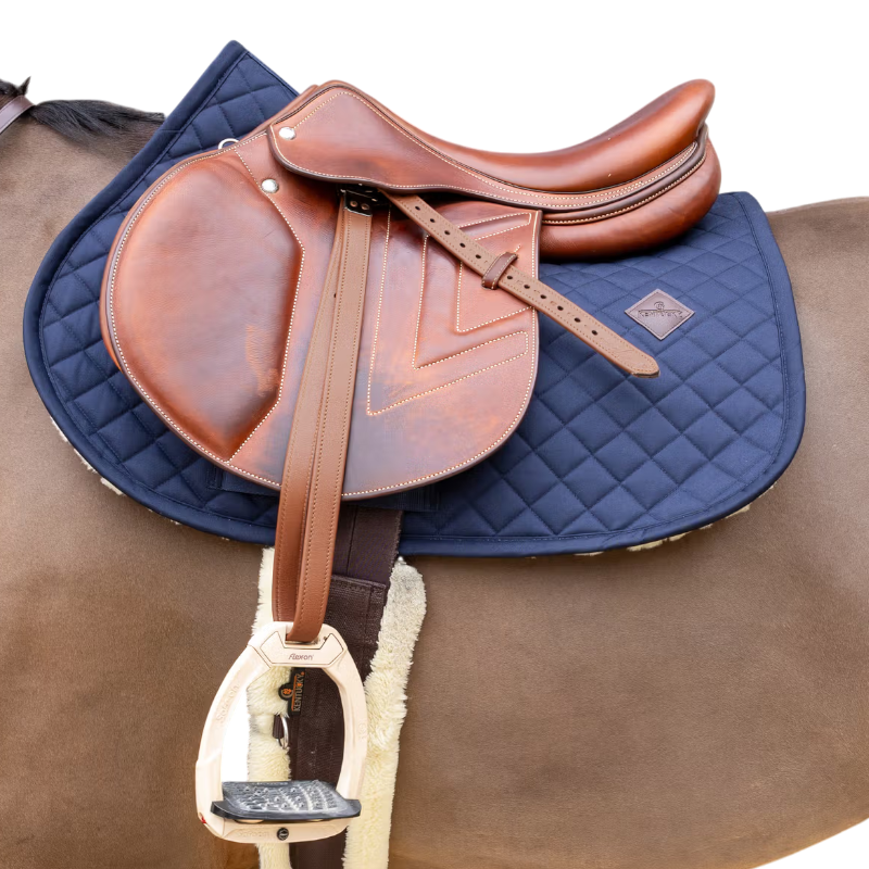 Kentucky Horsewear - Tapis de selle Diamond doublé mouton synthétique marine