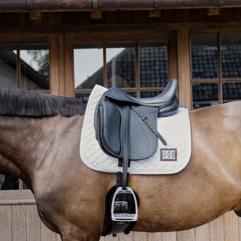 Kentucky Horsewear - Tapis de dressage Diamond Competition 2 numéros blanc