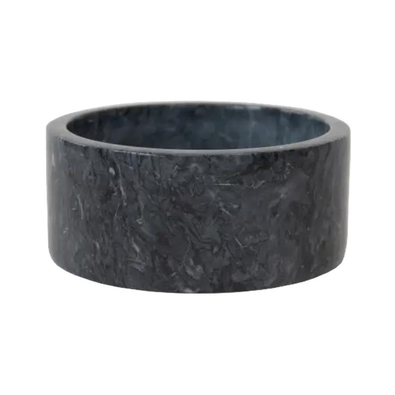 Kentucky Dogwear - Black Marble Dog Bowl 