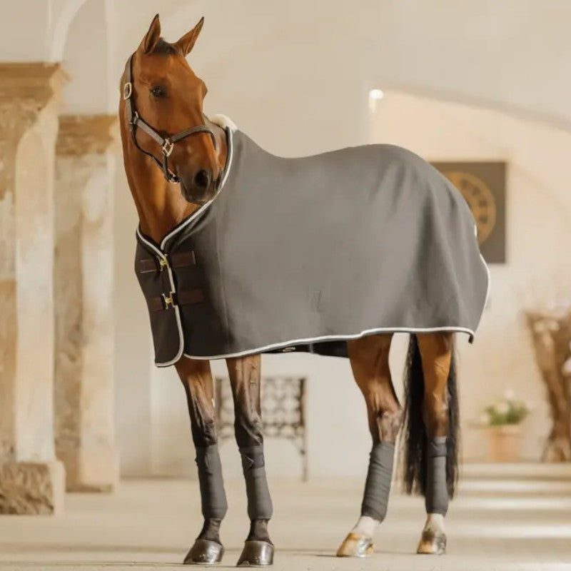Kentucky Horsewear - Bandes de polo polaire Show Vegan Wool gris (x4) | - Ohlala