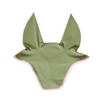 Kentucky Horsewear - Wellington Softshell Ear Bonnet Khaki/Old Rose | - Ohlala