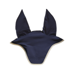 Kentucky Horsewear - Wellington Softshell Ear Bonnet Navy/Beige | - Ohlala