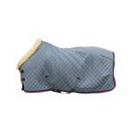 Kentucky Horsewear - Couverture de présentation Corde Tressée denim/ bordeaux | - Ohlala