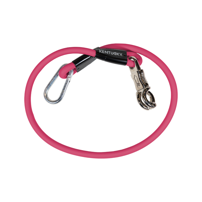 Kentucky Horsewear - Pink silicone tether 