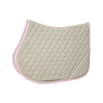 Kentucky Horsewear - Softshell Onion Quilt Saddle Pad Beige/Old Rose | - Ohlala