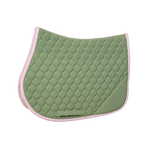 Kentucky Horsewear - Softshell Onion Quilt Saddle Pad Khaki/Old Rose | - Ohlala