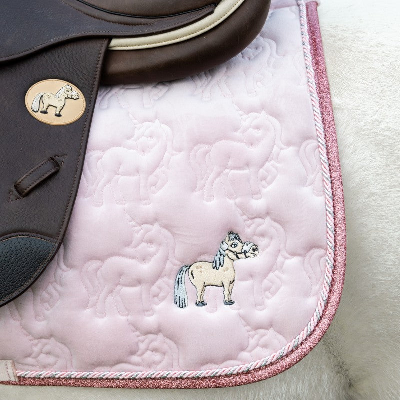Kentucky Horsewear - Tapis de selle licorne paillettes rose tendre
