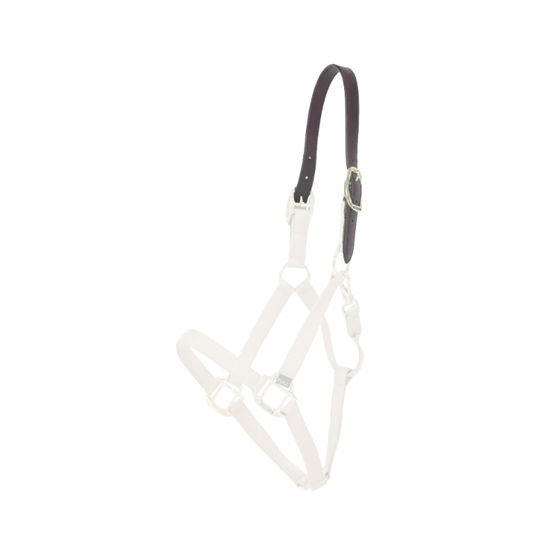 Kentucky Horsewear - Têtière pour licol Nylon Breakaway marron