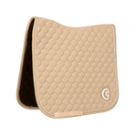 Kentucky Horsewear - Dressage saddle pad 3D logo Onion Quilt beige | - Ohlala