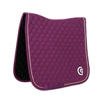 Kentucky Horsewear - Dressage saddle pad 3D logo Onion Quilt mauve | - Ohlala