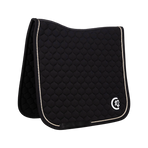 Kentucky Horsewear - Dressage saddle pad 3D logo Onion Quilt black | - Ohlala