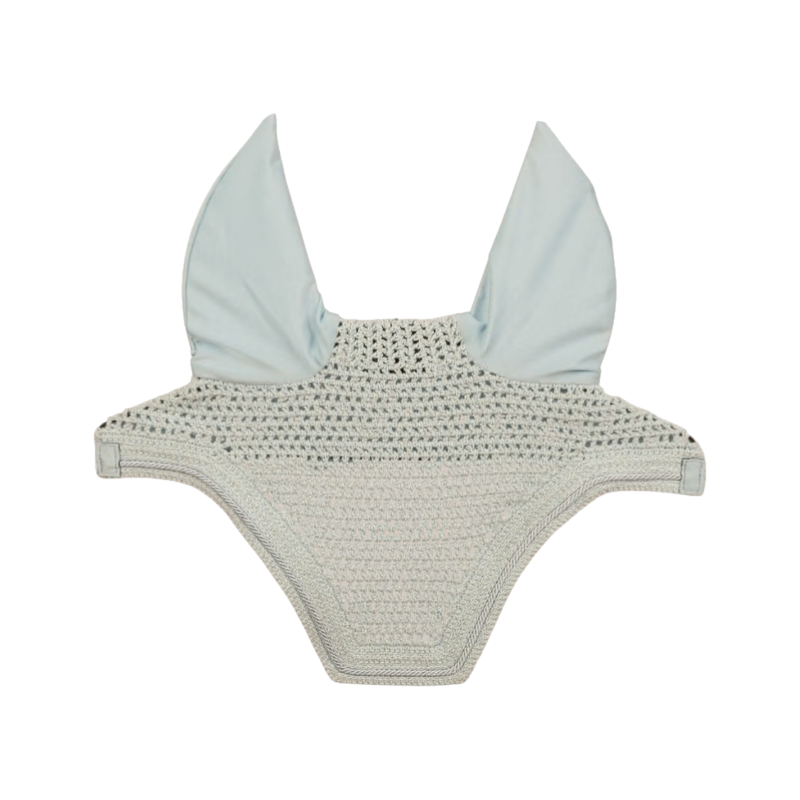 Light blue Wellington Sparkling soundless fly veil - Kentucky Horsewear