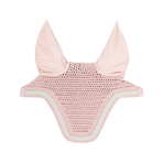 Kentucky Horsewear - Wellington Plaited Cord Noise-Cancelling Horse Ear Bonnet Pale Pink | - Ohlala