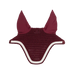 Kentucky Horsewear - Wellington Plaited Cord noise-reducing horse ear bonnet in burgundy | - Ohlala