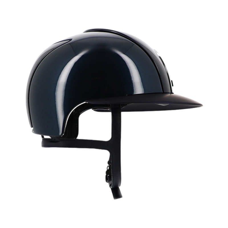 KEP - Cromo 2.0 shine blue polo helmet blue chin strap