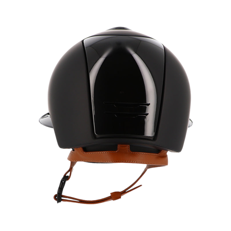 KEP - Cromo 2.0 helmet shine matt black polo chinstrap beige
