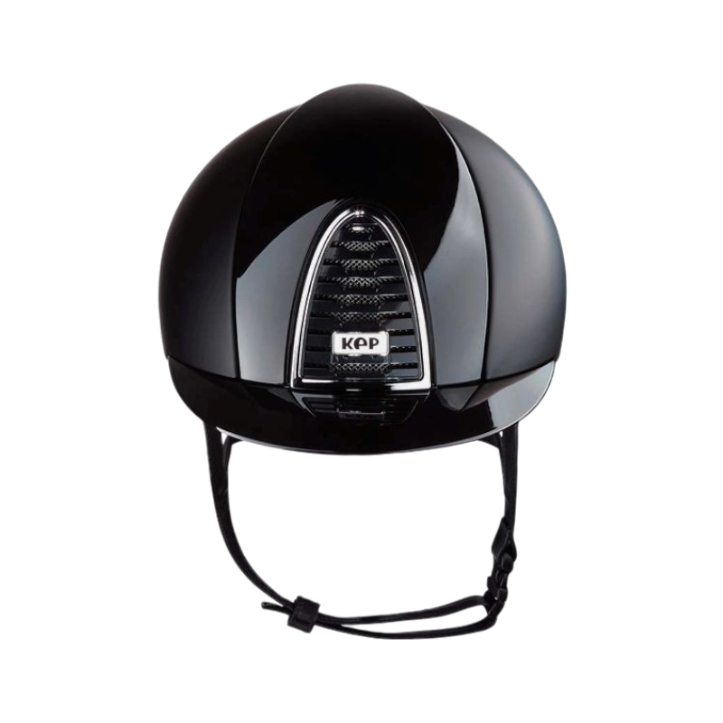 KEP - Casque d'équitation Cromo 2.0 Textile/ Polish black visière standard