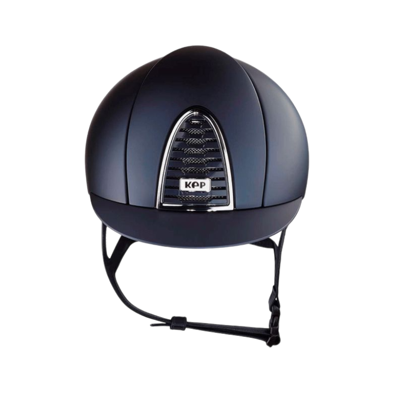 KEP - Casque d'équitation Cromo 2.0 Textile marine visière standard
