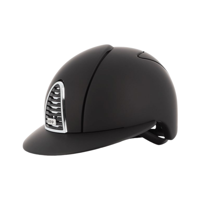 KEP - Cromo 2.0 riding helmet Black textile polo visor