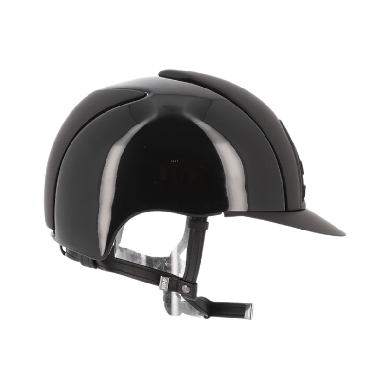 KEP - Casque personnalisé Cromo Polish noir/ détails opaques