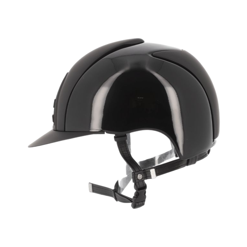 KEP - Casque personnalisé Cromo Polish noir/ détails opaques
