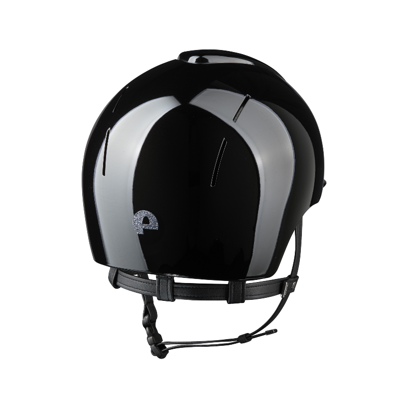 KEP - Smart Nova Metal Polish black Star silver standard visor riding helmet | - Ohlala