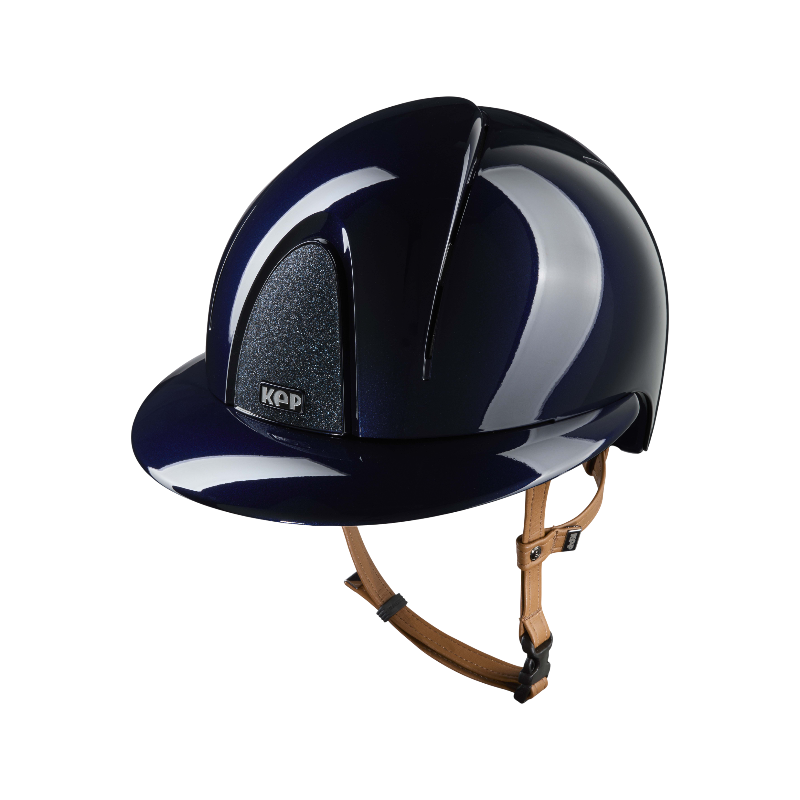 KEP - Reithelm Smart Nova Metal Polish Blue Star Blue Polovisier Beige Kinnriemen | - Ohlala