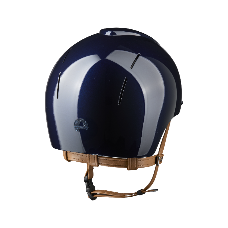 KEP - Reithelm Smart Nova Metal Polish Blue Star Blue Standardvisier Beige Kinnriemen | - Ohlala