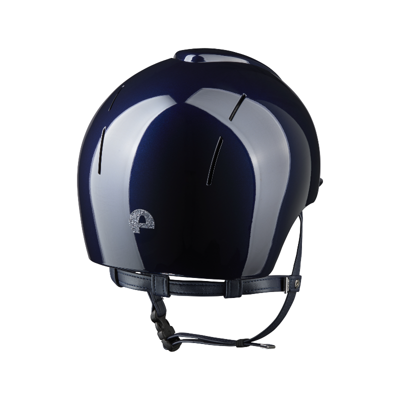 KEP - Reithelm Smart Nova Metal Polish blau Star silber Standard-Schirm | - Ohlala