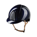 KEP - Kask jeździecki Smart Nova Metal Polish blue Star silver daszek standardowy podbródek beżowy | - Ohlala