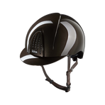 KEP - Capacete de equitação Smart Nova Metal Polish castanho viseira standard | - Ohlala