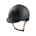 KEP - Smart Nova Textile black riding helmet standard visor beige chin strap | - Ohlala