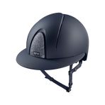 KEP - Smart Nova Textile blue Star silver riding helmet polo visor | - Ohlala