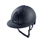 KEP - Smart Nova Textile blue riding helmet polo visor | - Ohlala