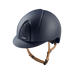 KEP - Smart Nova Textile blue standard visor beige chin strap riding helmet | - Ohlala