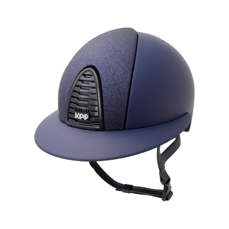 KEP - Casque d'équitation Cromo 2.0 édition limitée Star blue visière polo | - Ohlala