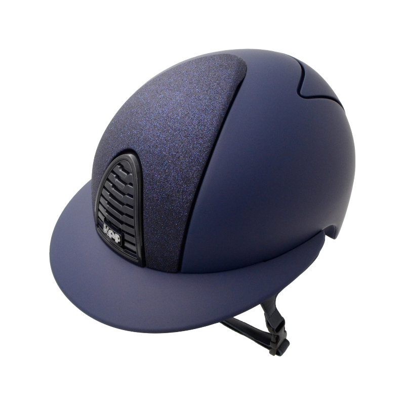 KEP - Casque d'équitation Cromo 2.0 édition limitée Star blue visière polo | - Ohlala