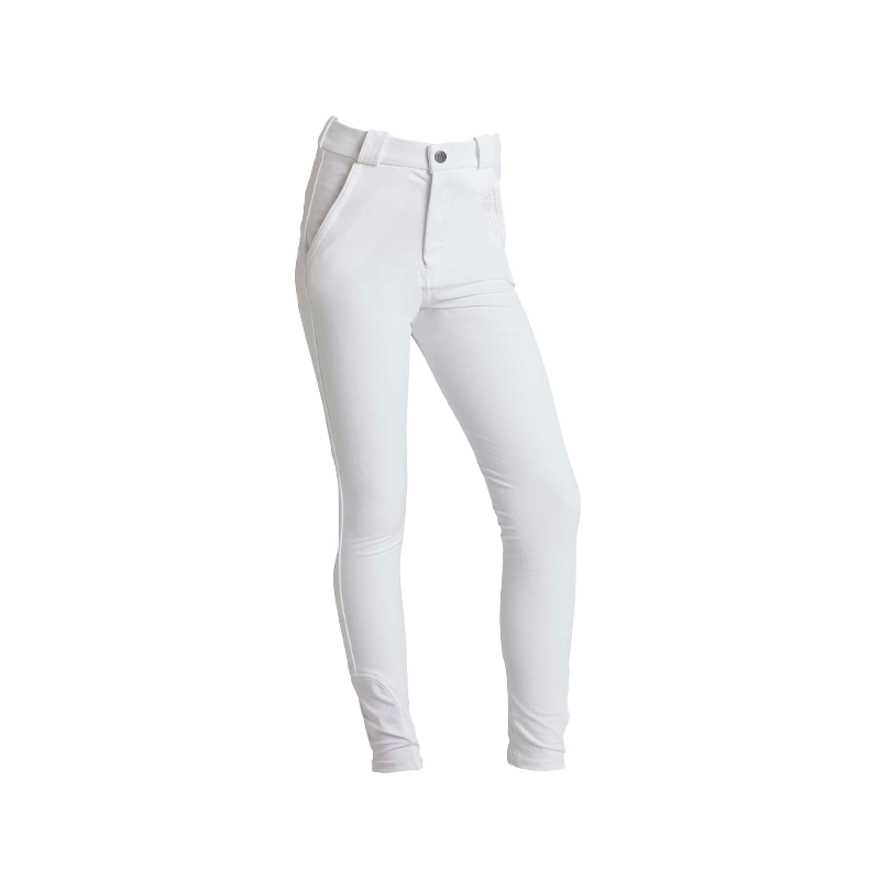 Kingsland - Pantalon d'équitation garçon Classic KLkaden blanc | - Ohlala