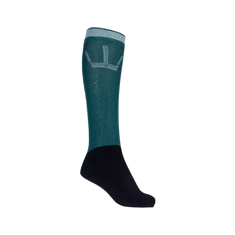 Kingsland - KLNico equestrian socks navy/ green june bug x2 
